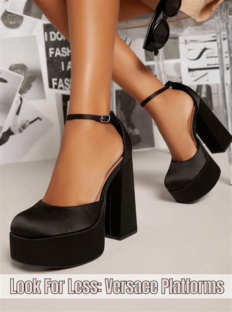 nasty gal versace dupes|Versace platform pumps dupe.